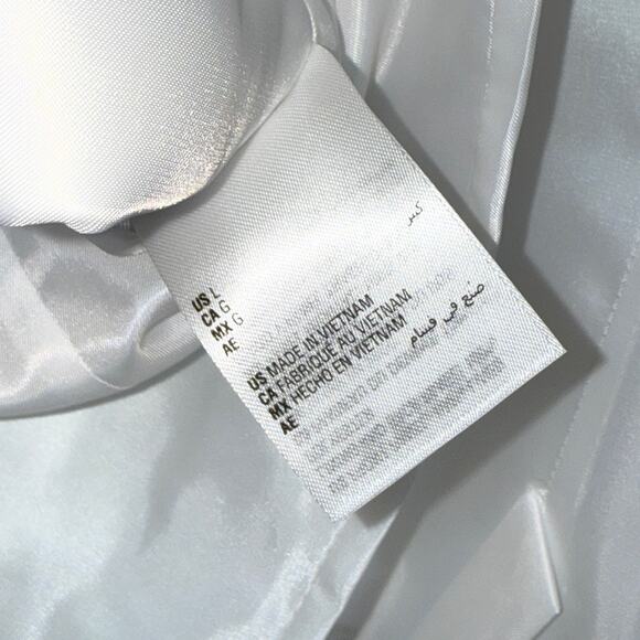 Bar III Men's Slim-Fit White 100% Linen Suit Vest white Large $115 - Picture 7 of 8